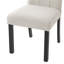 4 Piece Modern Tufted Dining Chair, Rustic Linen Upholstered with Rubber Wood Legs, Upholstered Accent Chair-1377158822