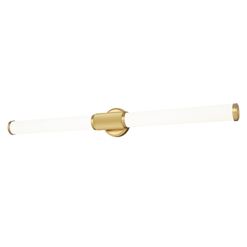 Meuble-lavabo 1 lumière 40,5 po Easmor, Nickel brossé
