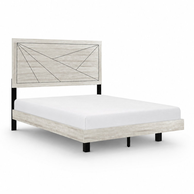 Mittal Solid Wood Platform Bed Frame, California King