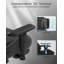 Ivy Bronx Adjustable Swiveling PC & Racing Game Chair in Black