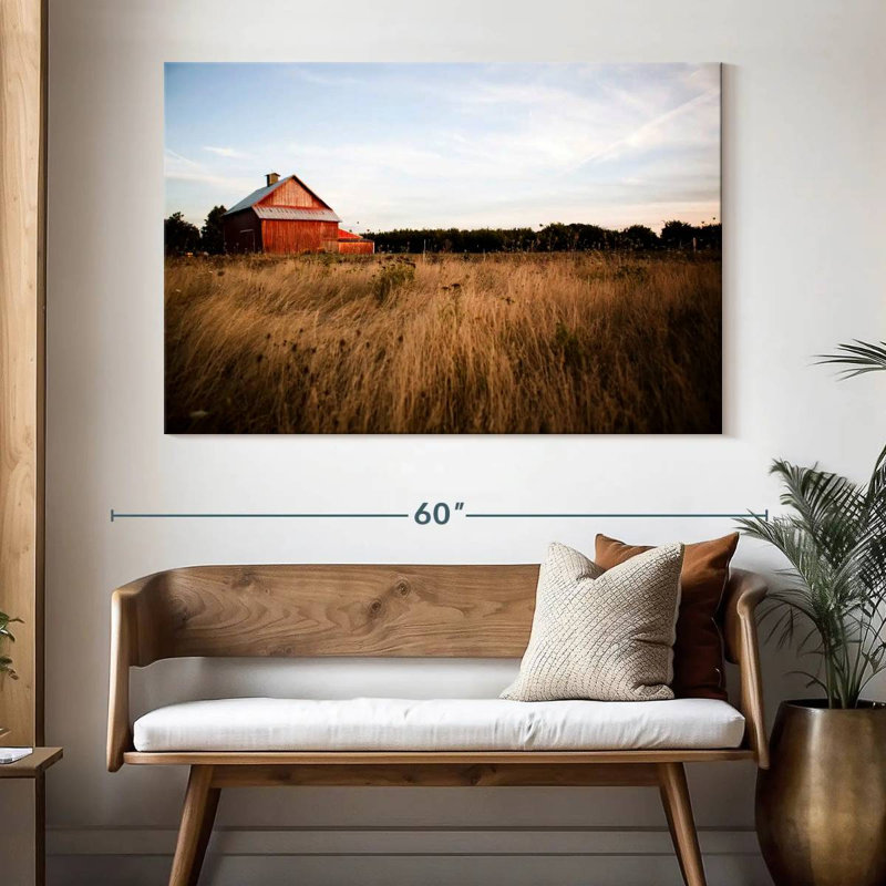 Paisible campagne paisible, H 34 po x l 51 po