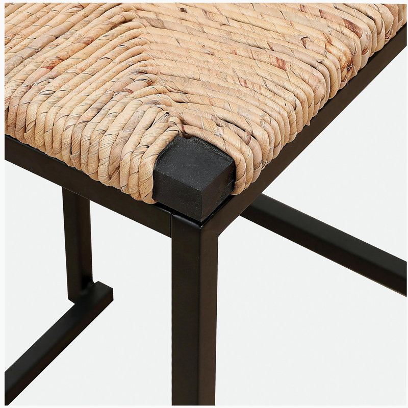 Ensemble de 2 chaises de bar à dossier en feuille de lotus, convenant à la cuisine, à la maison et au bureau (chaise avec dossier en feuille de lotus)