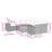  Garden Sofa Set Black