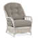 Chaise avec accoudoirs en rotin Everglade