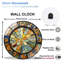 Horloge murale vitrail - 12 po