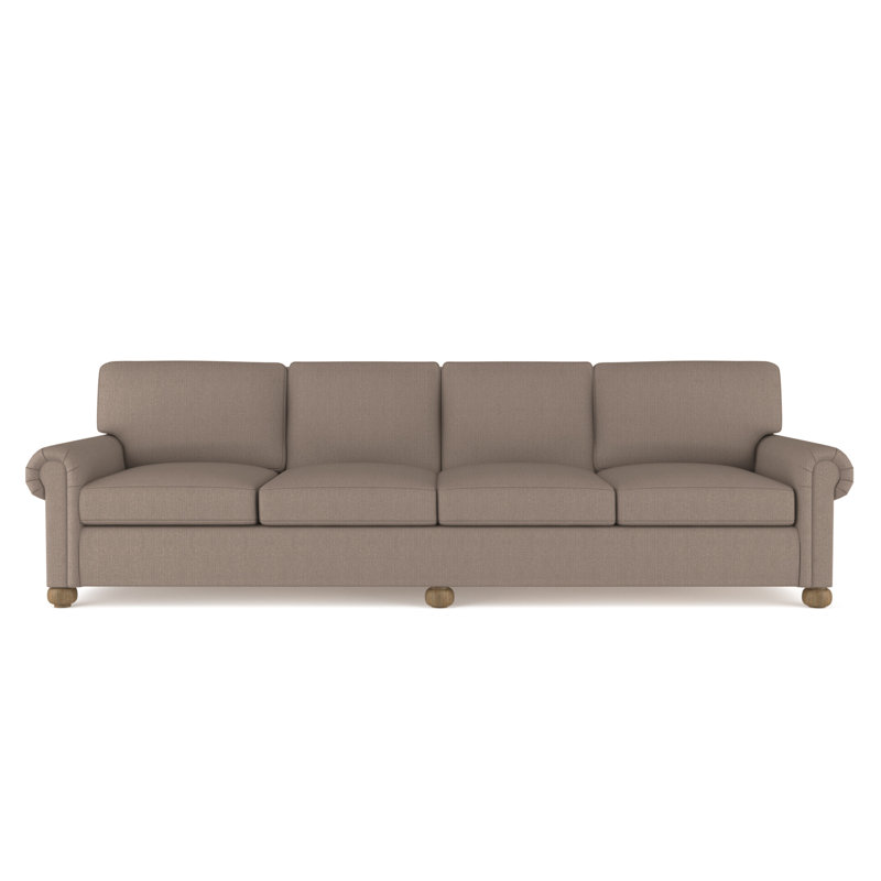 Leroy Sofa, 36" H x 120" W x 49" D, Pumice Velvet 
