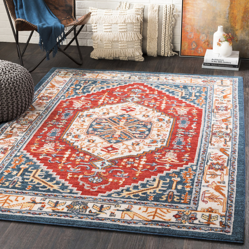 Keyshawn Oriental Indoor Rug, Rectangle 5'3" x 7'6"