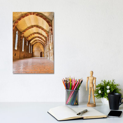 Church Of The Jacobins Great Hall Toulouse France by Hollice Looney - Wrapped Canvas Gallery-Wrapped Canvas Giclée