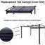Auvent de remplacement pour cadre de pergola 13 x 10 pi - Gris, résistant à l'eau et au soleil