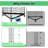 Grid Wall Panels Display Stand - 22"*66" Triangular Display Racks for Vendor Events with 30 Hooks, Art Display Panels Heavy Duty Floor Standing Movable Retail Display Stand