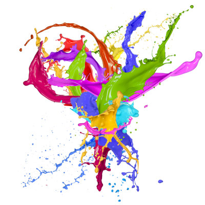 Bujanov " Colorful Paint Splashing " by Kesu01