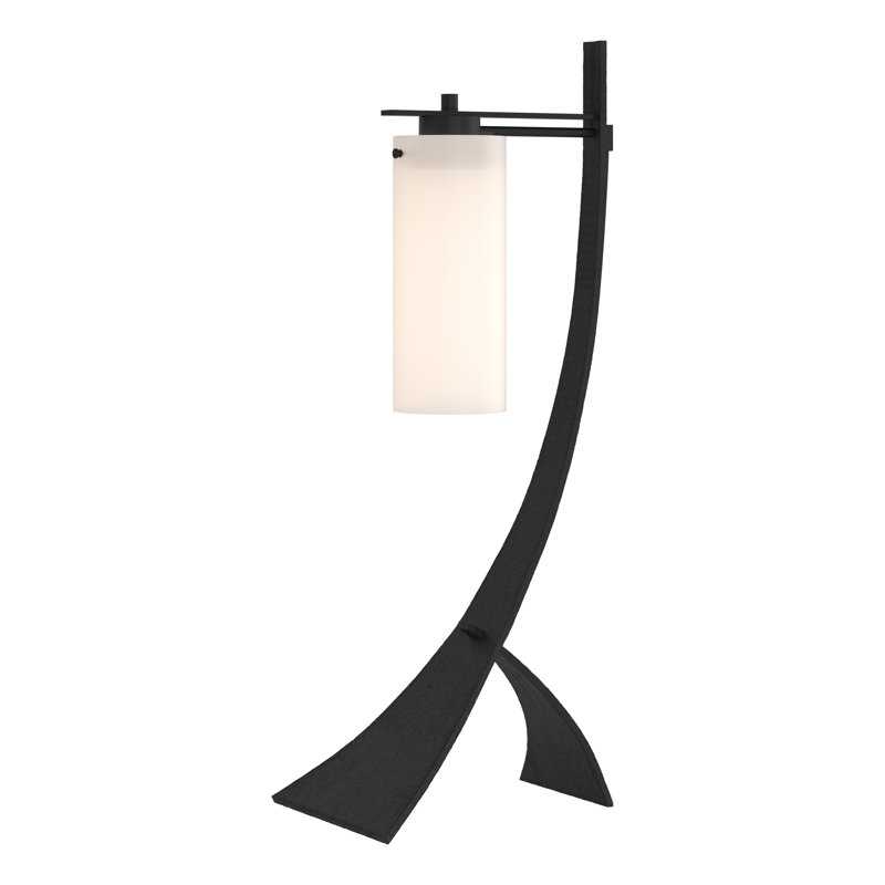 Stasis 28.3" Arched Table Lamp, Black