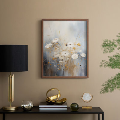 FLORAL Series CCCLX Framed Print - Solid Wood