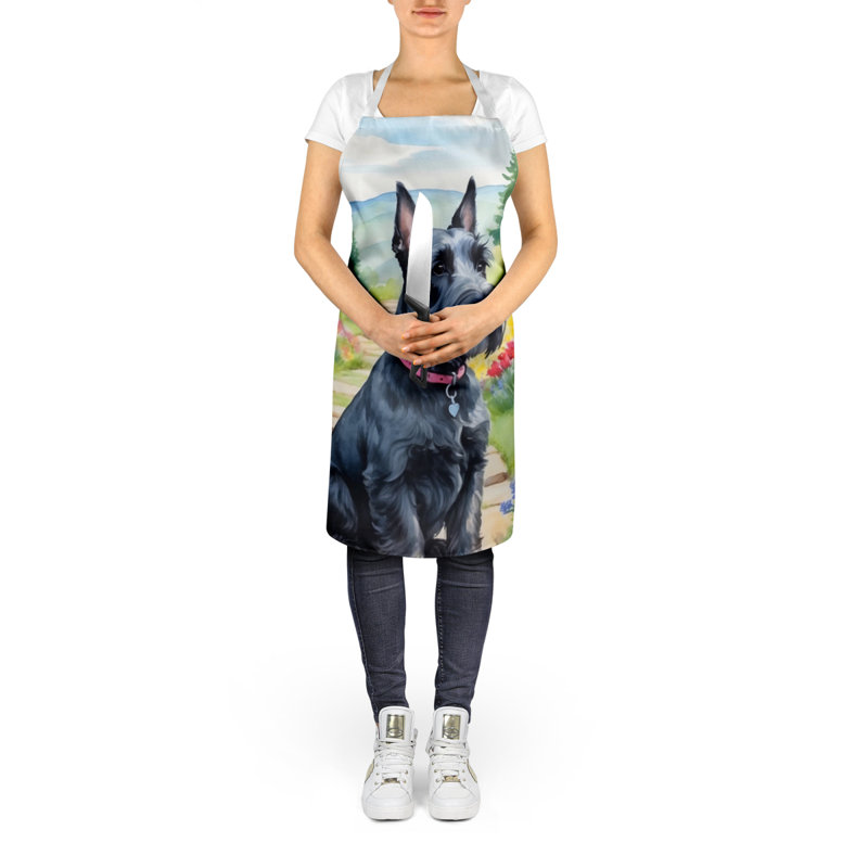 Tablier Scottish Terrier Spring Path