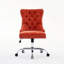 Chaise de bureau, chaise de bureau rembourrée capitonnée avec base en métal-1485375108-1485375119