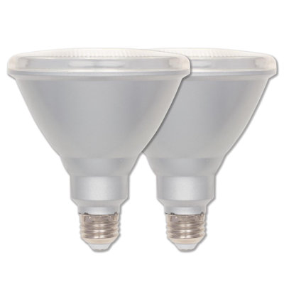 15 watts (équivalent à 90 watts), base PAR38 à intensité variable DEL E26 / moyenne (standard)