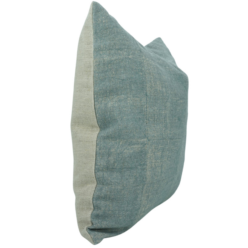 Housse de coussin Fabividine - Coussin décoratif à imprimé bloc pour canapé, Bori, H 16 po x l 16 po