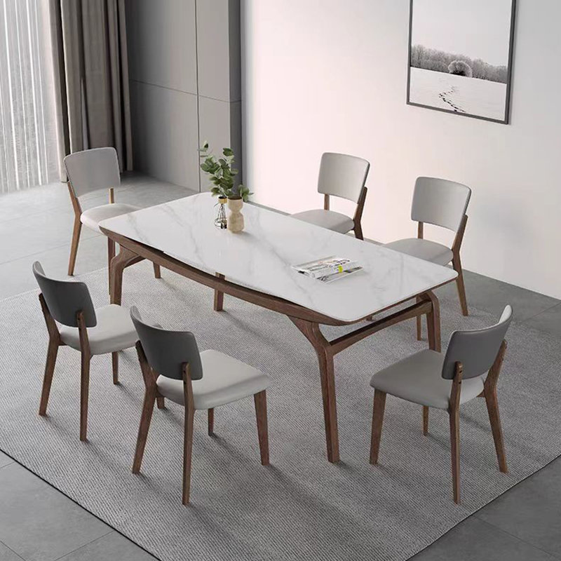 Combinaison de table et de chaise simplifiée, H 29,52 po x L 70,86 po x l 35,43 po