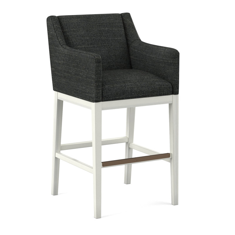 Upholstered Stool, 61630-74, White