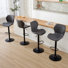 Tabouret de bar pivotant à hauteur réglable