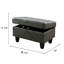 Repose-pieds avec rangement 28,5 po Julies
