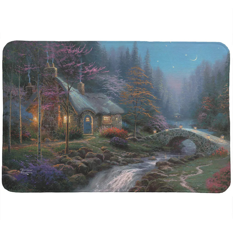 Tapis Thomas Kinkade Twilight Cottage