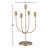 Gold Iron Candle Holder