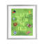 «Let It On The Field», reproduction sous verre encadrée, design par Lil 'Rue-83678599-83678602
