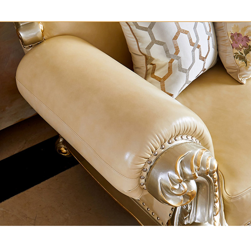 Fauteuil en cuir de vache 39,37 po
