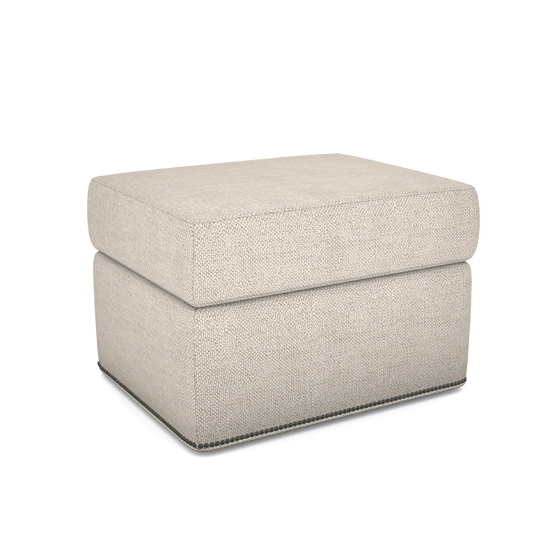 Newlin Ottoman, Yes, Impala Linen