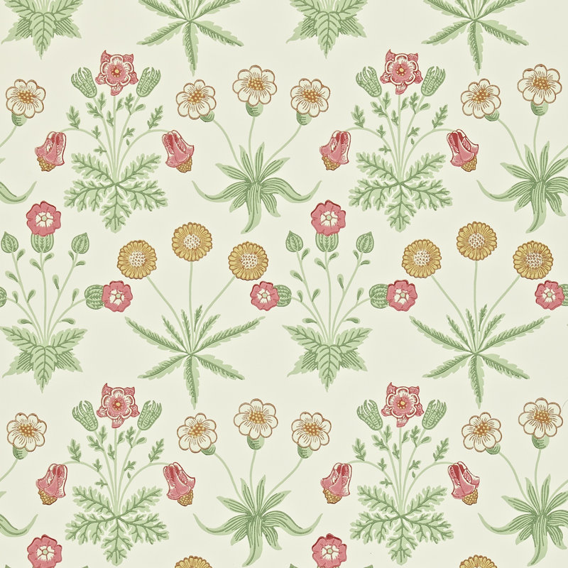 Daisy 10.05m x 52cm Matte Wallpaper Roll, Beige