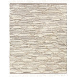 Geometric Hand-Knotted Wool Camel/Ivory Area Rug