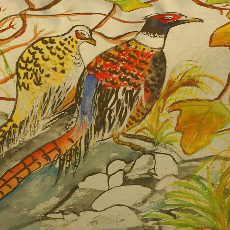 Coussin lombaire d'extérieur Pheasant, 16 po x 20 po