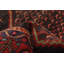 Tapis noir Konya Anatolian 4 pi 3 po x 9 pi 4 po