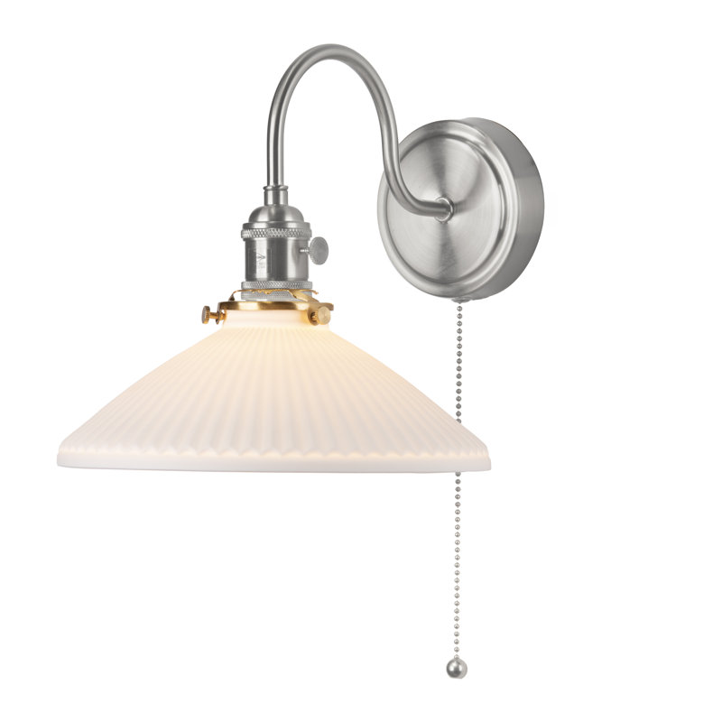 Wall Light, Antique Chrome