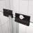 Bathtub Bypass Shower Door, Sliding Door, With 1/4" Tempered Glass And Matted  Black Finish  56"-60"X58"-123210267