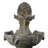 Kristi Weather-Resistant Traditional Brown Pineapple Polyresin Solar Fountain