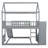 Over  Bunk Bed With Slide-1984118021