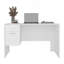 Bureau, 2 tiroirs, blanc