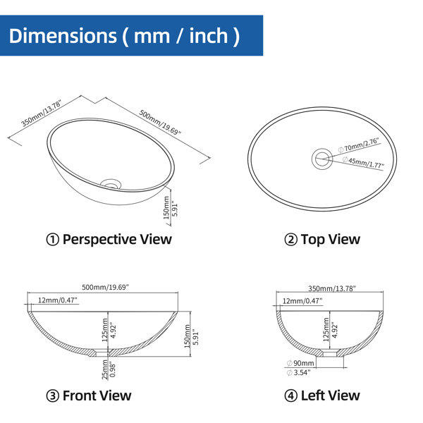 Dimensions du produit