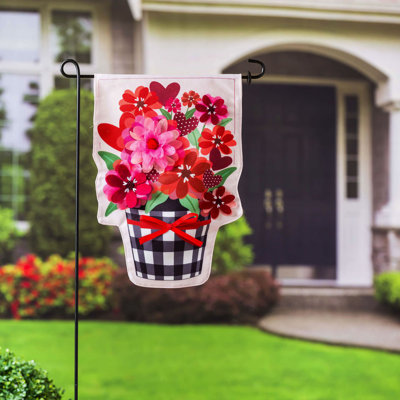 Drapeau de jardin en polyester 18 x 13 po Buffalo
