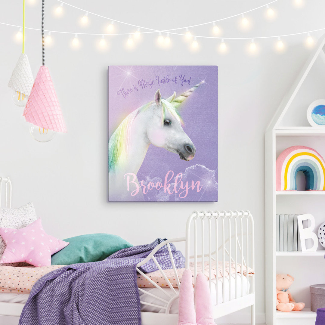 " Magical Unicorn There Is Magic Inside Of You Purple " Trinx 