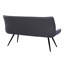 Banc de style contemporain brossé