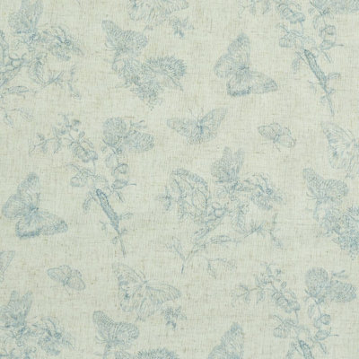 Baudin Butterfly Linen Wallpaper