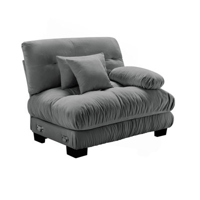 27 Sofa RSF W/2 Pillows - Gray
