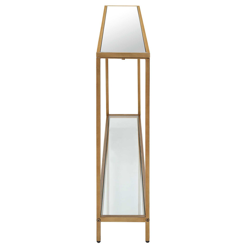 Charlie-Adam 56'' Console Table, Gold, 30" H x 56" W x 8" D