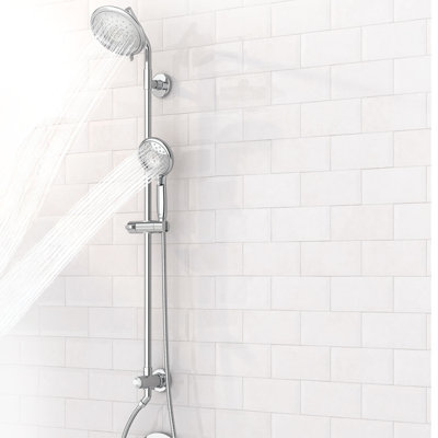 Système de douche complet à contrôle de température à 4 fonctions de 1,8 gallon par minute avec système FloWise Spectra Versa 36 pouces