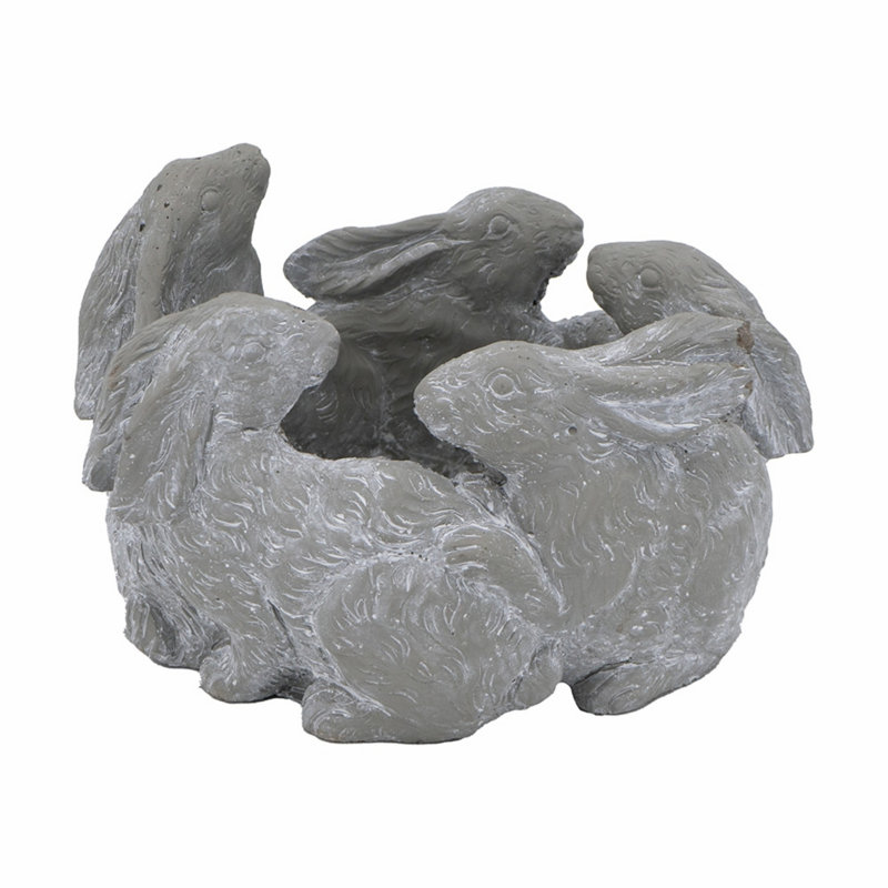 Bunny Cement Planter