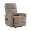 Fauteuil inclinable électrique 1 pièce Power Lift avec massage et confort thermique en microfibre brun-131608038