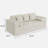 Boneless Convertible Sleeper Sofa, No Assembly, For Apartment, Living Room-314486888-332229080